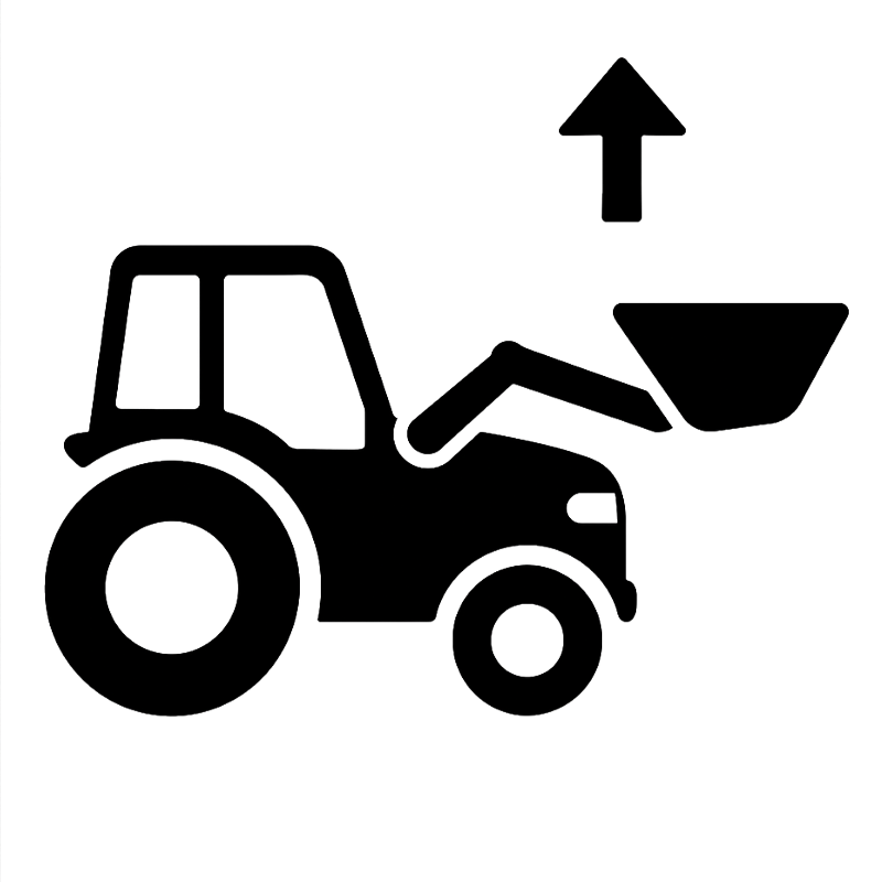 Loader Lift Capacity Icon
